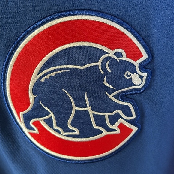 Nike men’s AUTHENTIC Chicago Cubs full zip up hoodie LOGO performance jacket XL - Picture 4 of 16